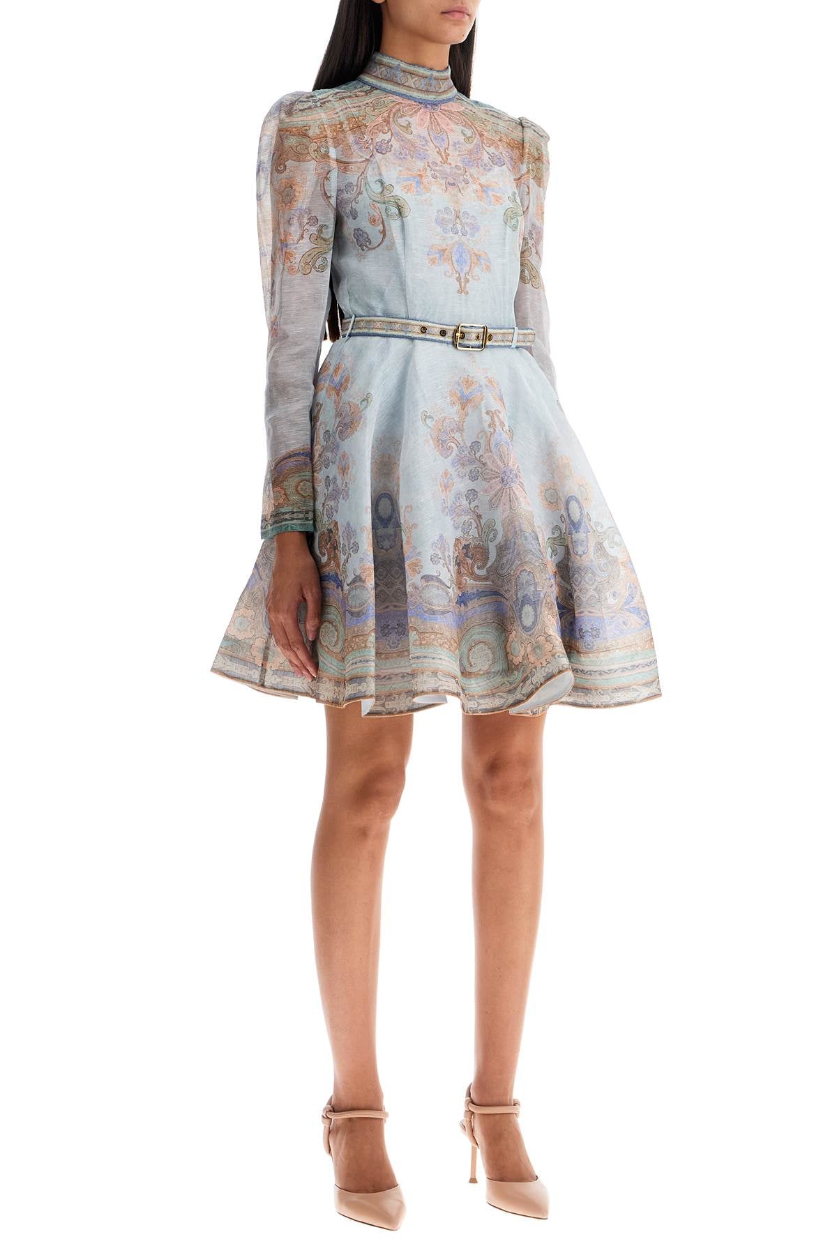 Zimmermann eden mini dress with belt