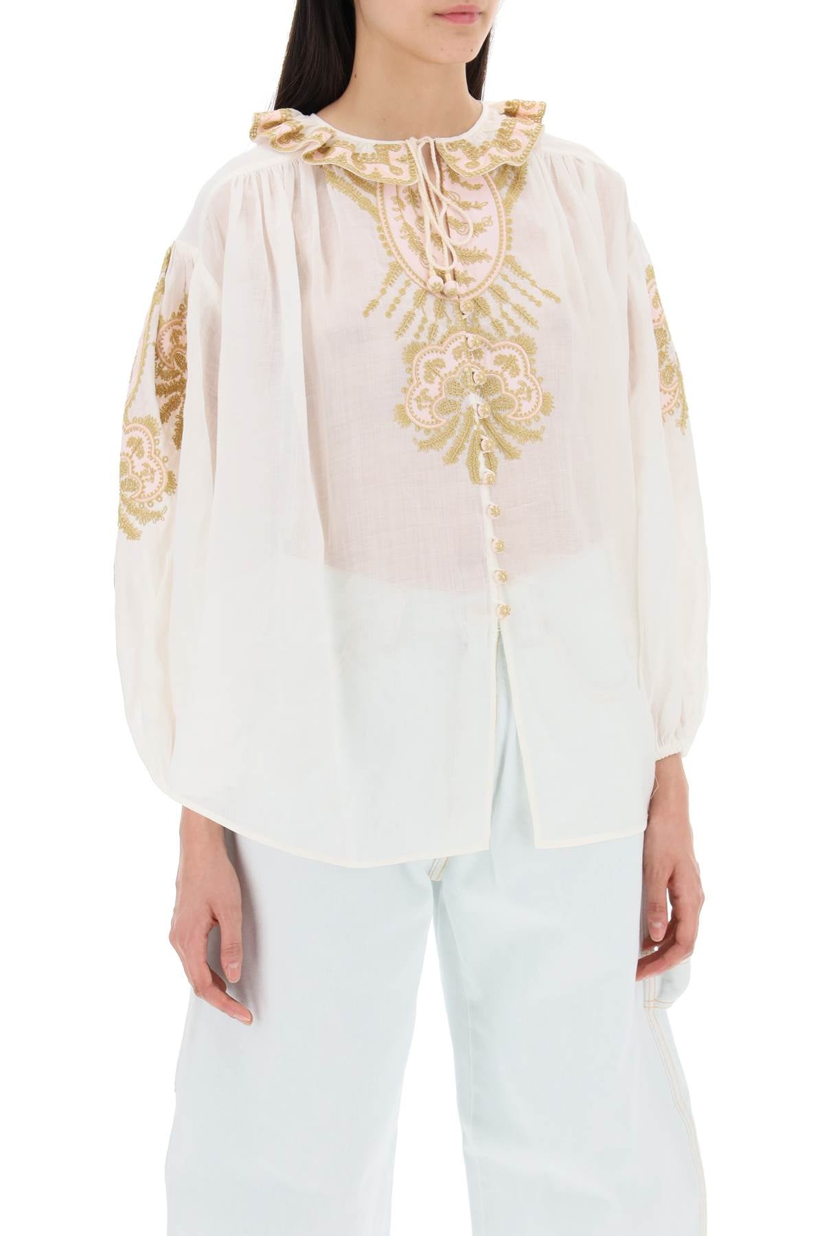 Zimmermann "ramie blouse made