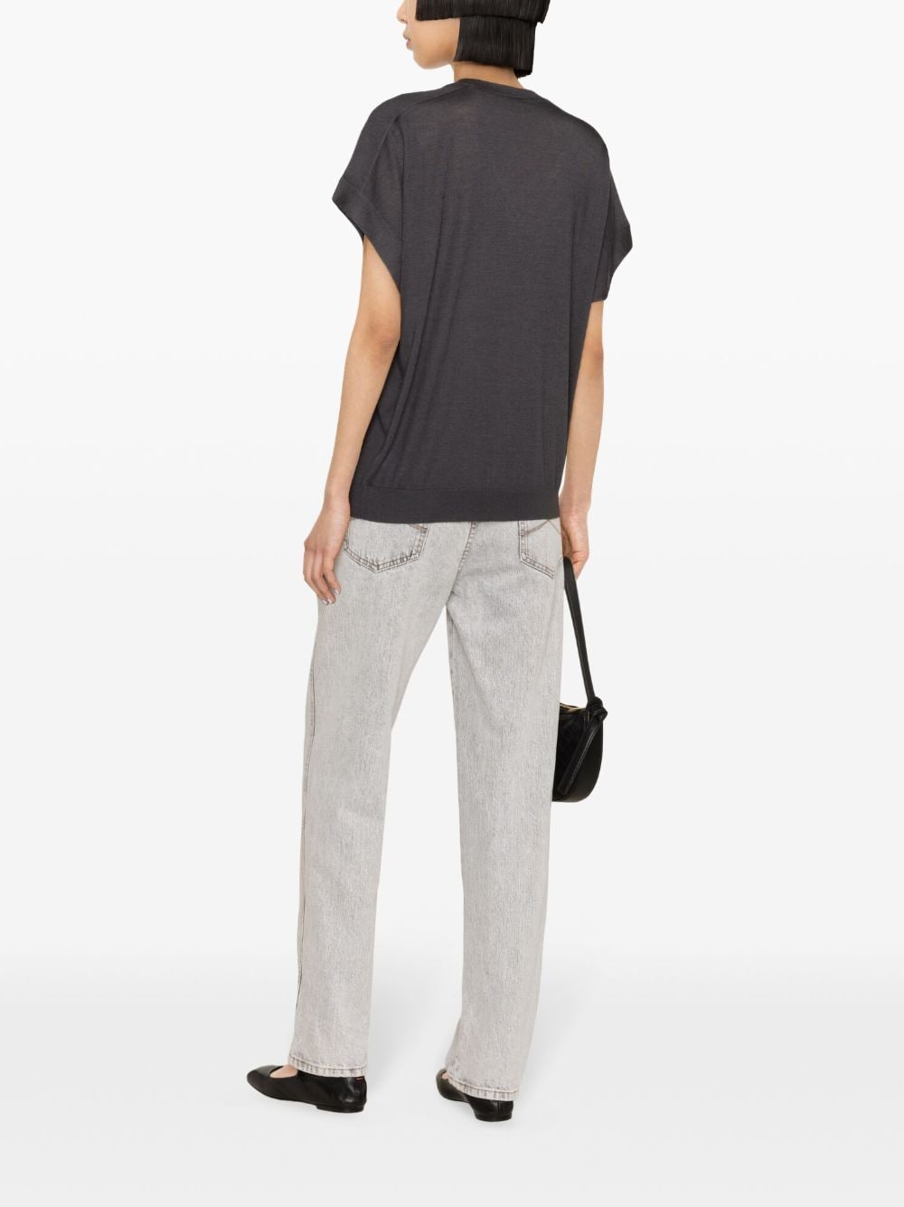 Brunello Cucinelli Top Grey