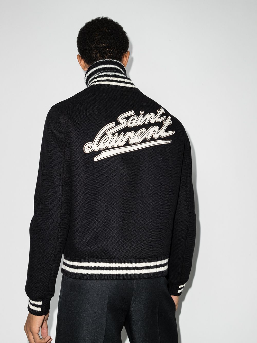 Saint Laurent  Coats Black