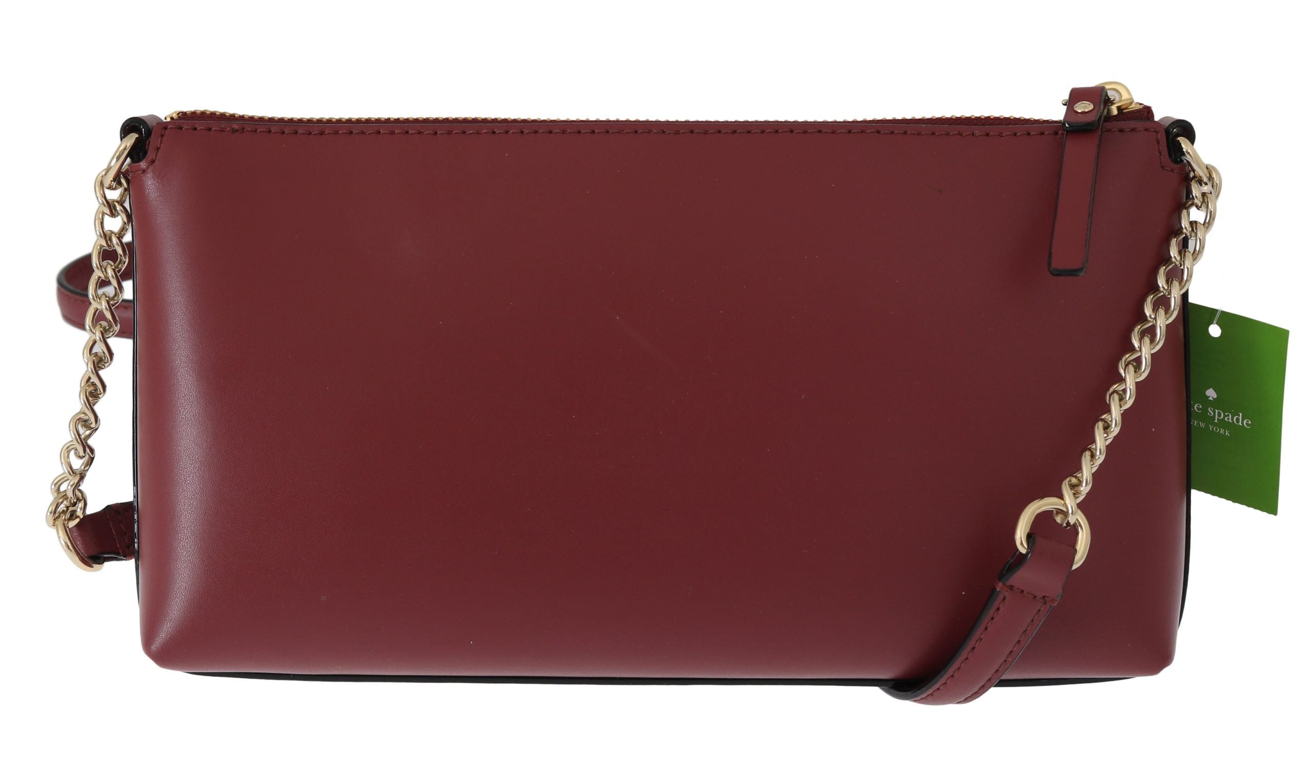 Kate Spade Elegant Bordeaux Leather Crossbody