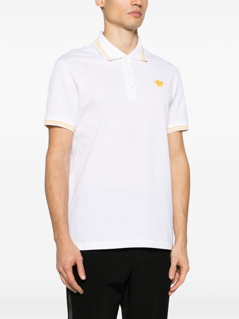 Versace T-shirts and Polos White