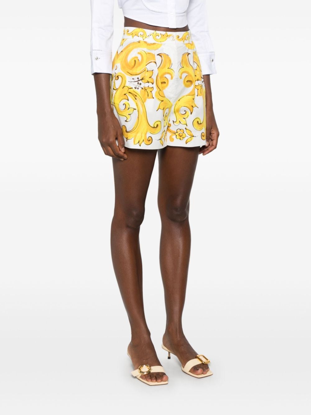 Dolce & Gabbana Shorts Yellow