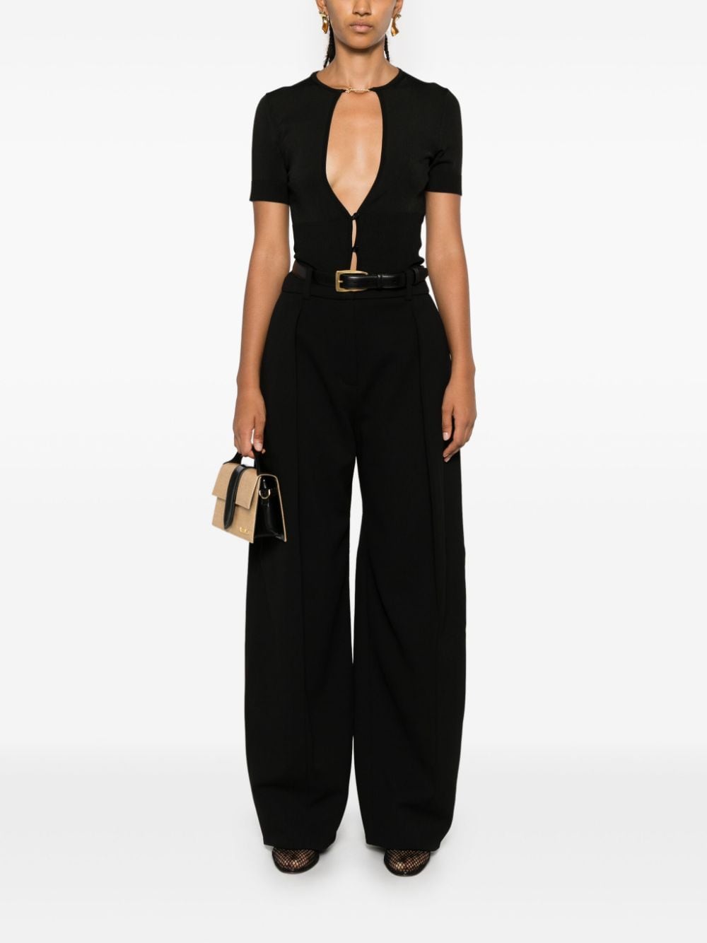 JACQUEMUS Trousers Black