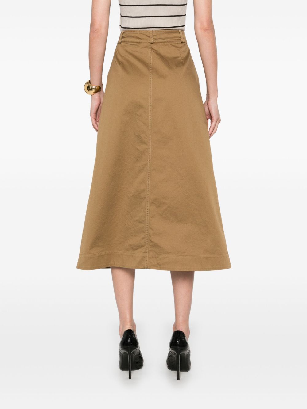 Saint Laurent Brown Skirt