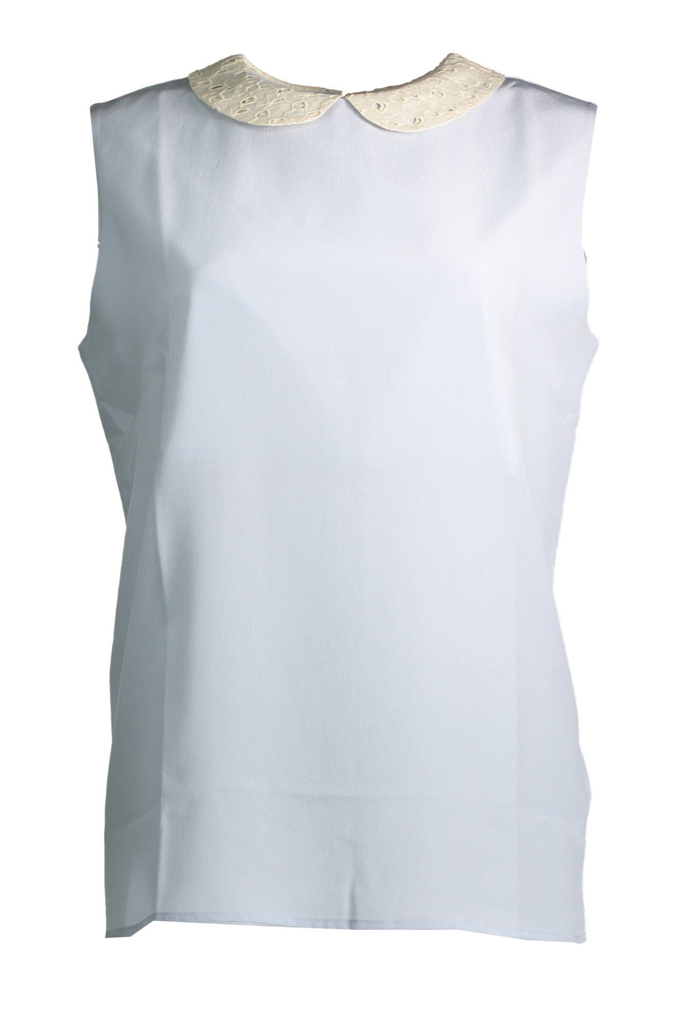 Gant Elegant Silk Tank with Removable Collar