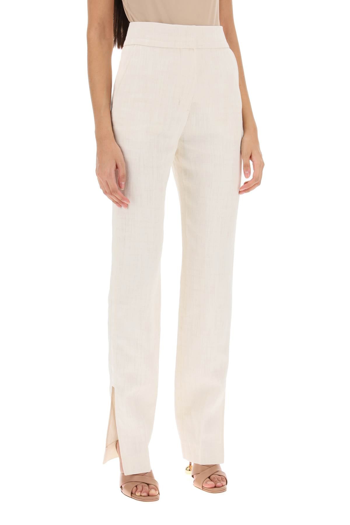 Jacquemus 'le pantalon tibau' slit pants