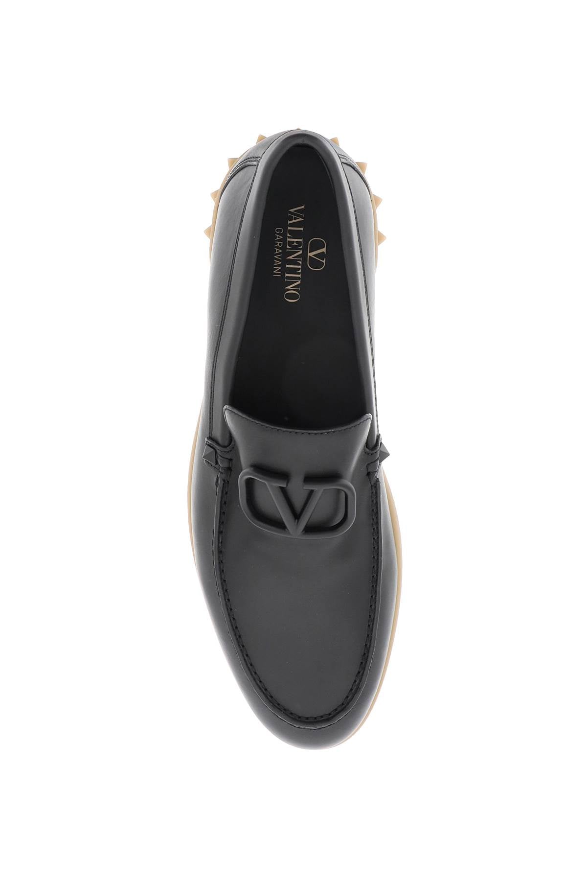 Valentino Garavani leisure flows leather loafers