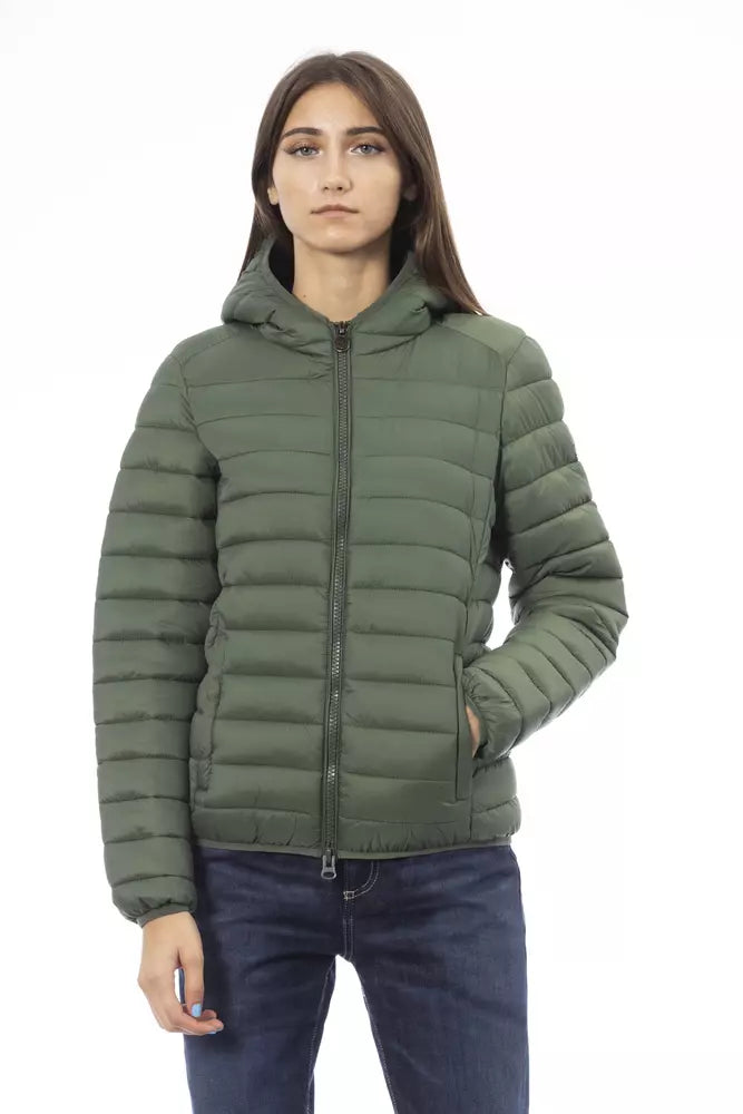 Invicta Green Nylon Women's Jacket