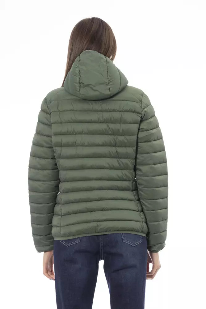 Invicta Green Nylon Women Jacket