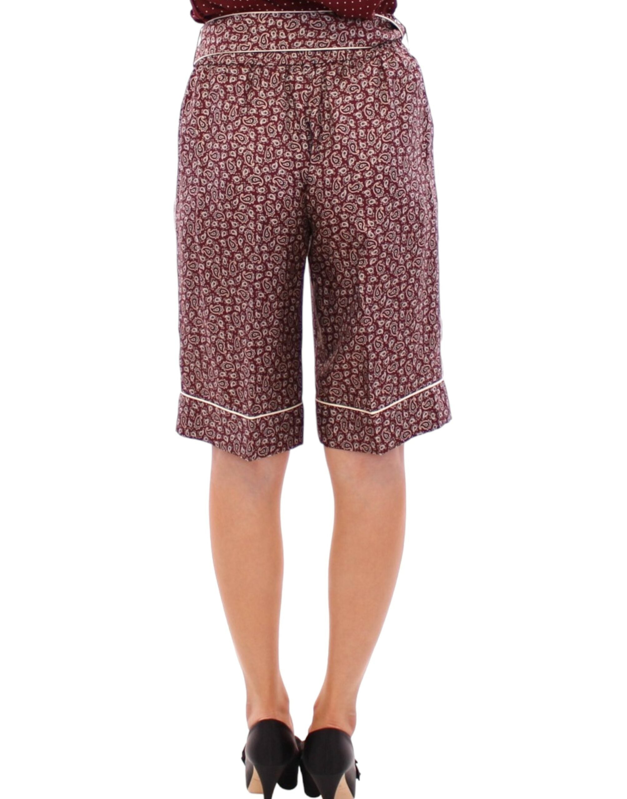 Dolce & Gabbana Chic Silk Pajama Shorts