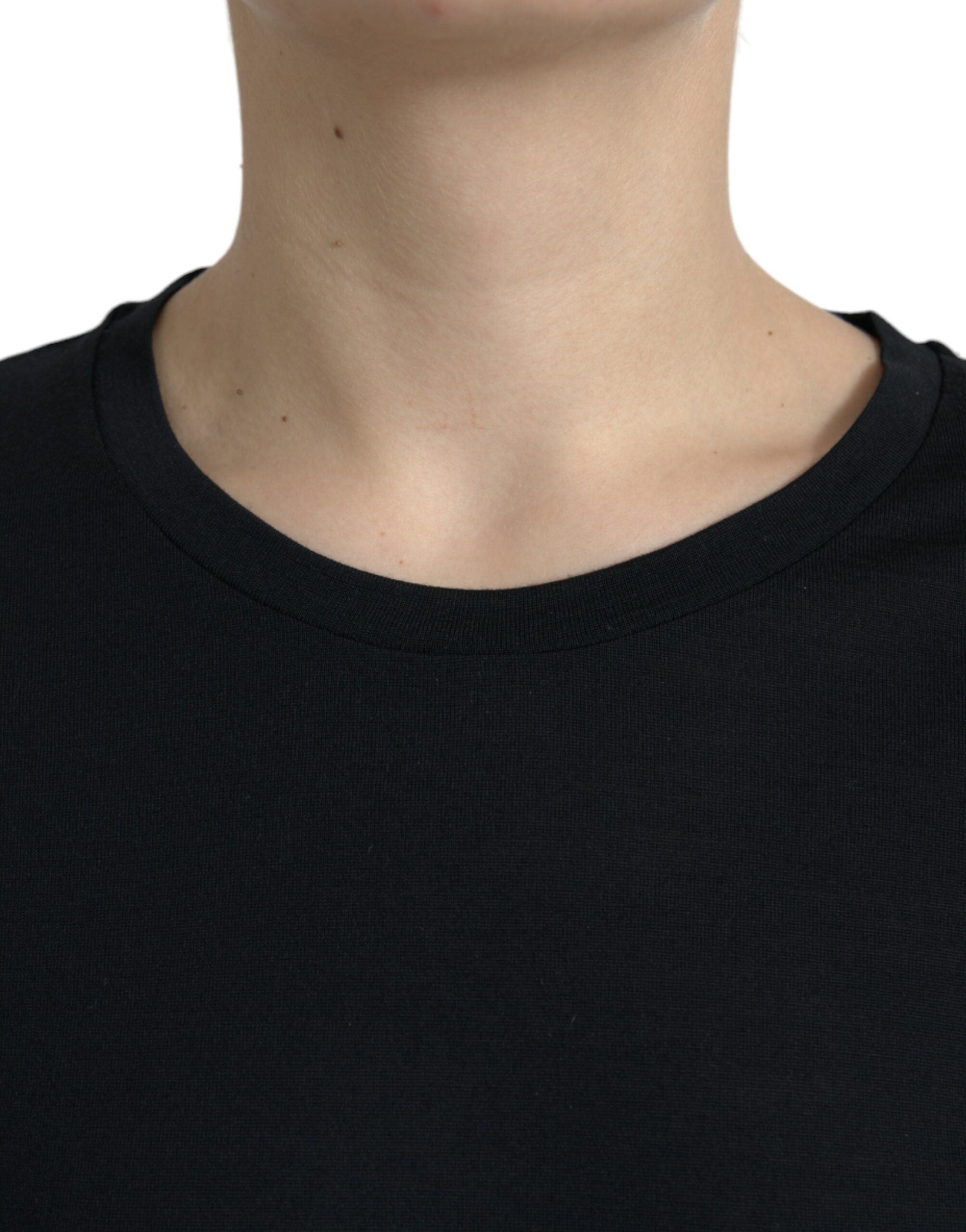 Dolce & Gabbana Elegant Wool Crew Neck Tee