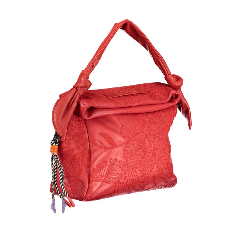 Desigual Red Polyethylene Handbag