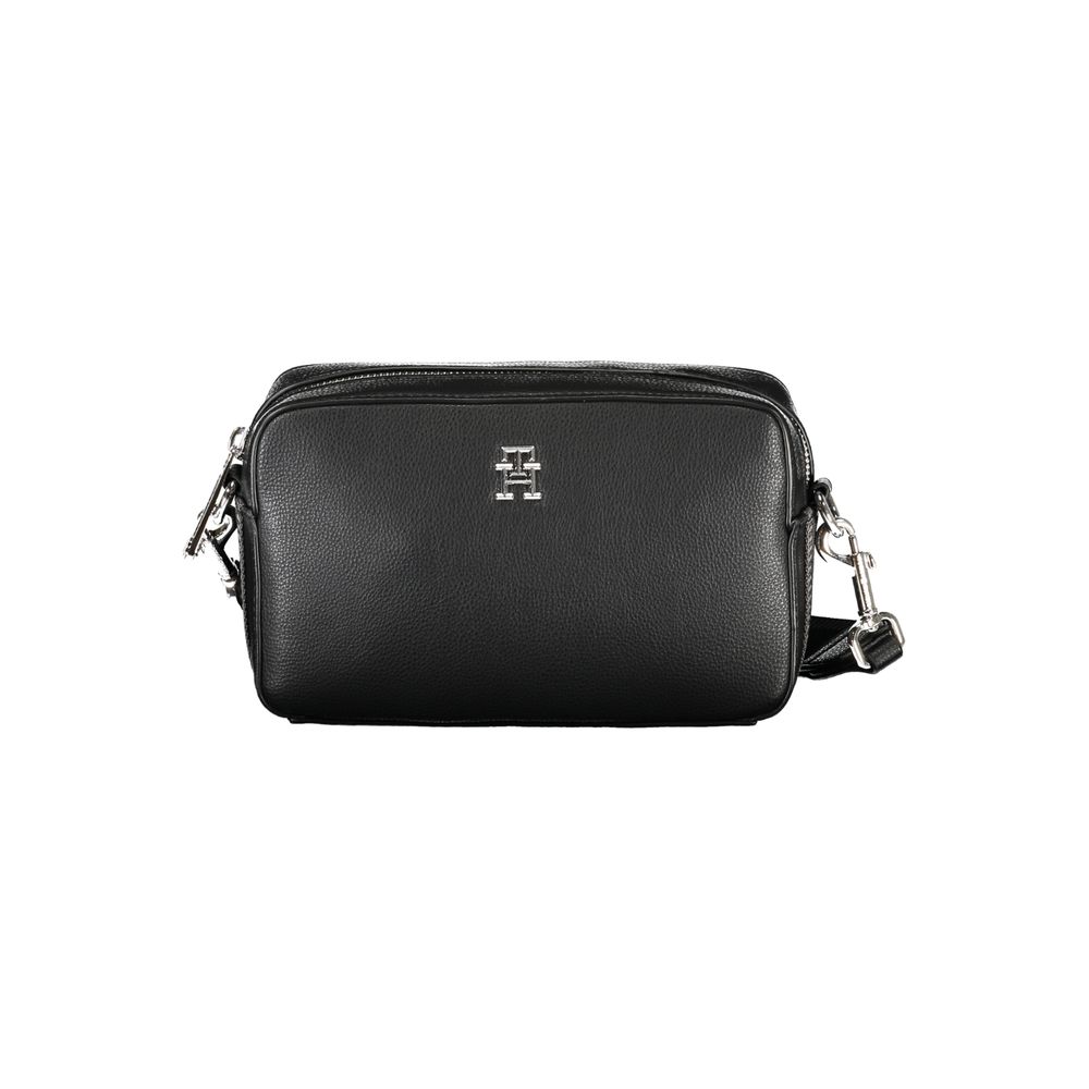 Tommy Hilfiger Black Polyester Handbag