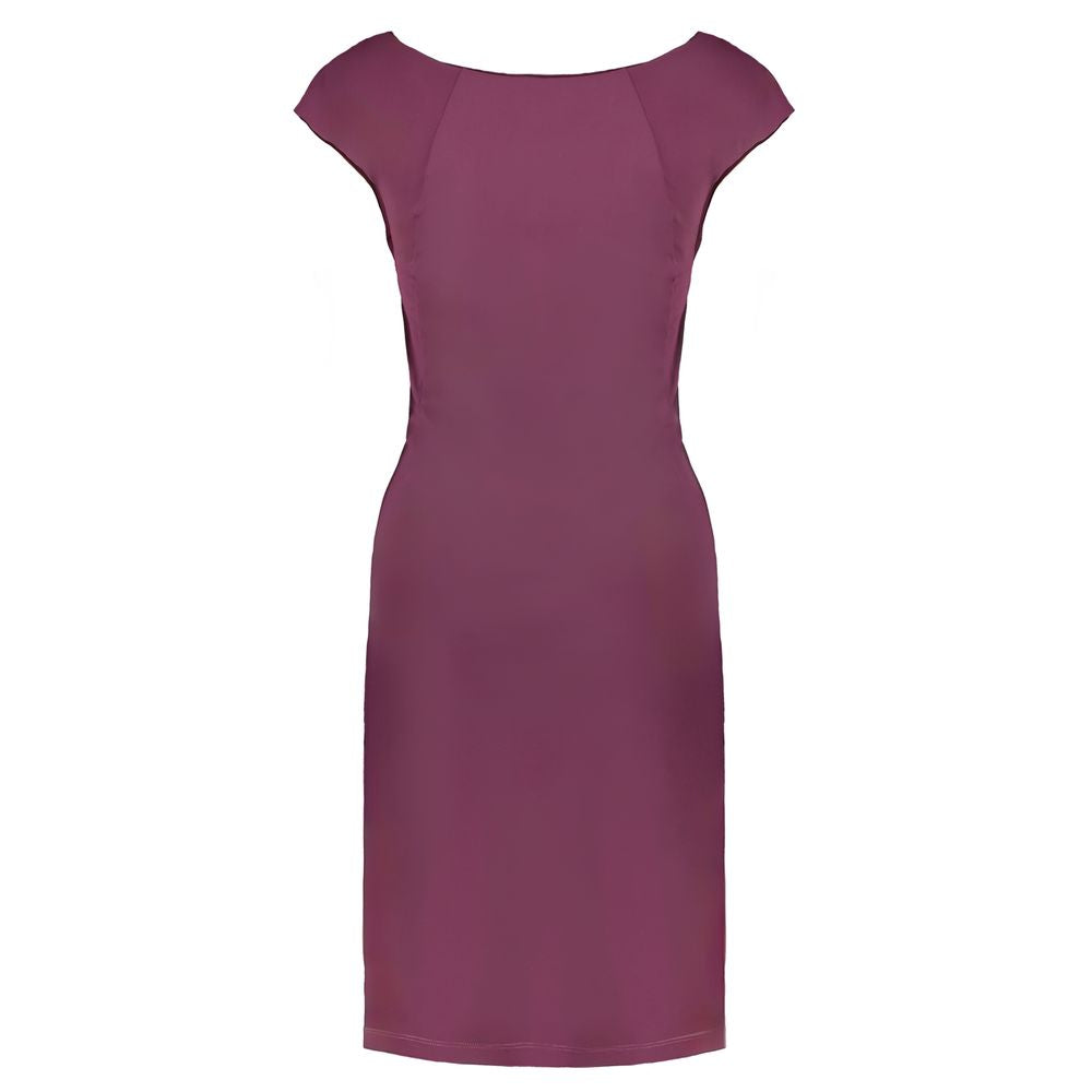 Patrizia Pepe Purple Elastane Dress