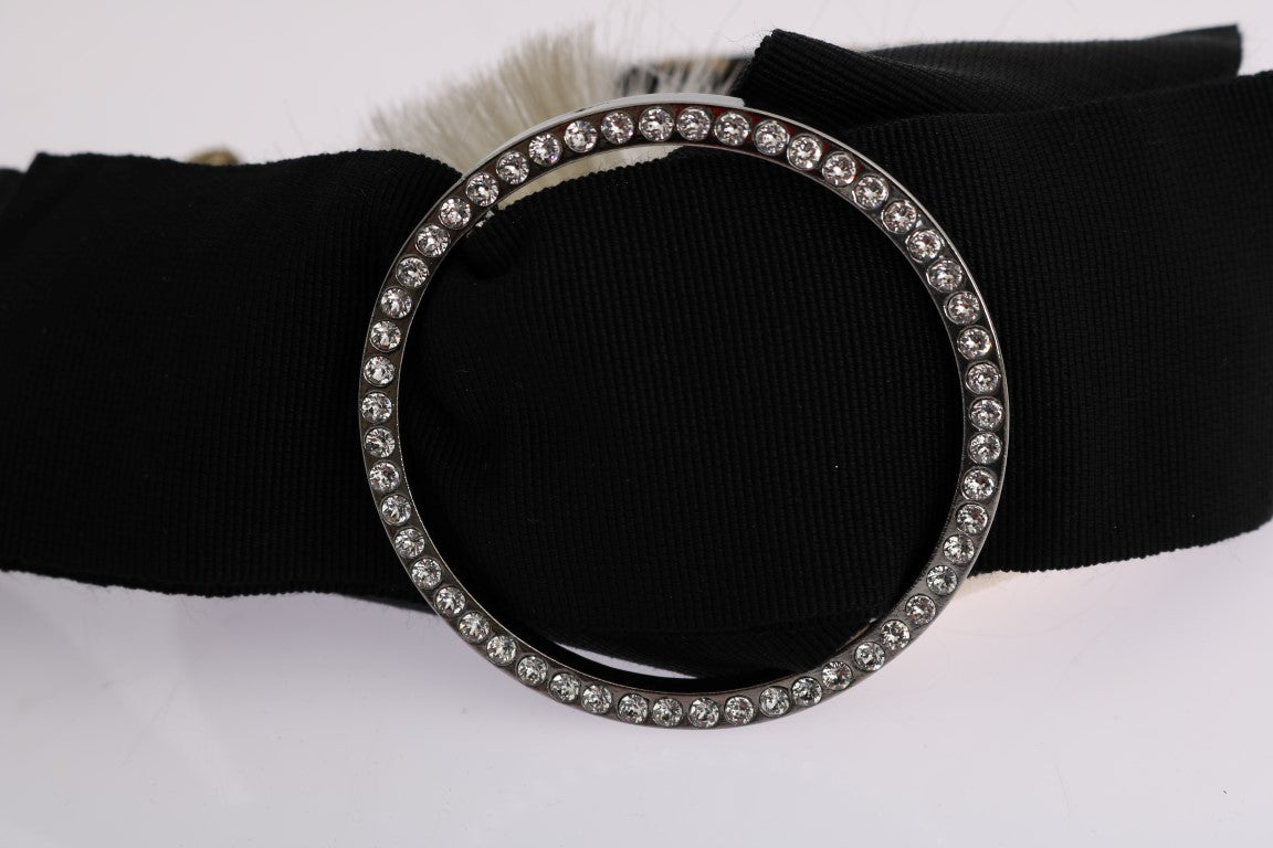 Dolce & Gabbana Elegant Crystal Diadem Headband