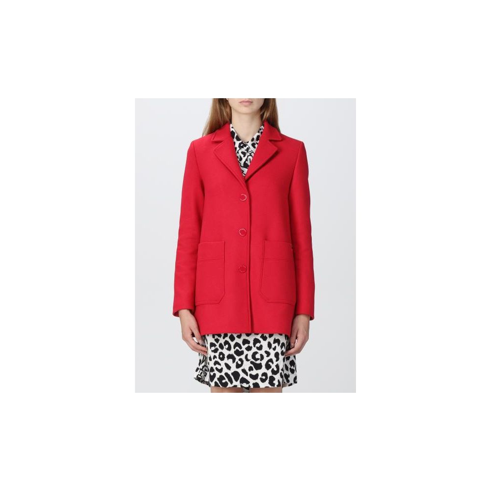 Love Moschino Chic Pink Wool Blend Jacket