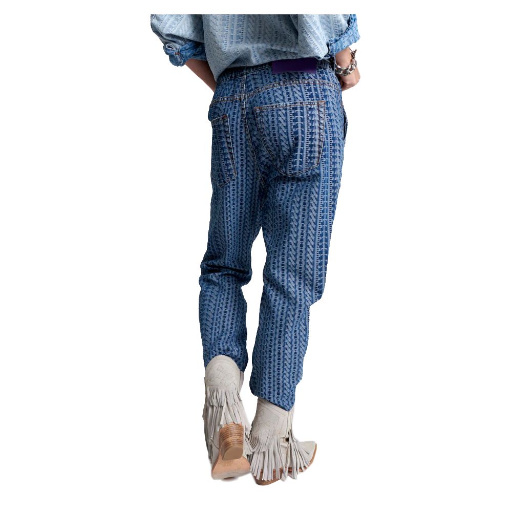 One Teaspoon Blue Cotton Jeans & Pant