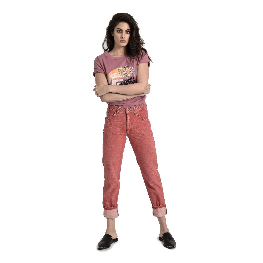 One Teaspoon Red Cotton Jeans & Pant