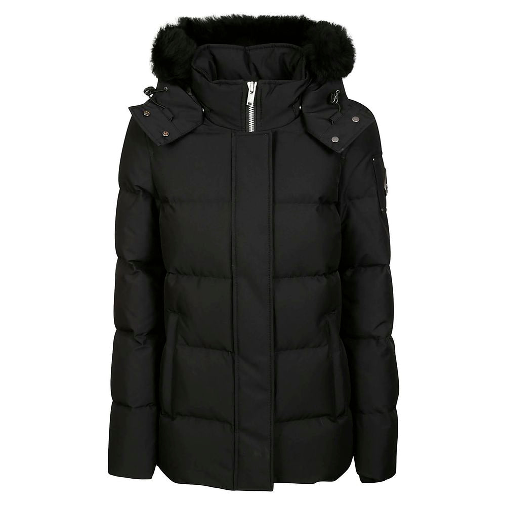 Moose Knuckles Black Polyester Jackets & Coat