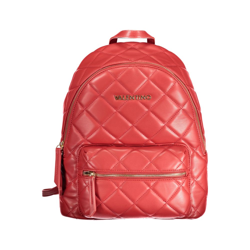 Valentino Bags Red Polyethylene Backpack