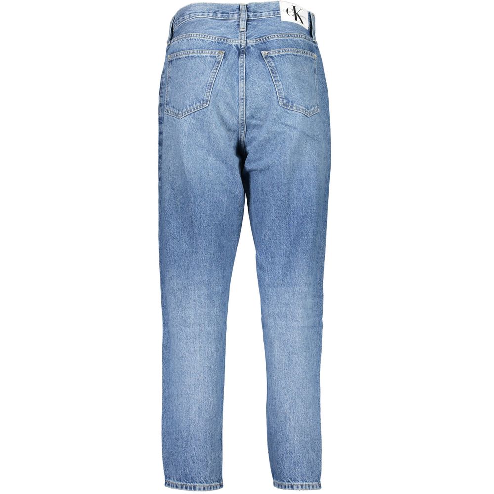 Calvin Klein Light Blue Cotton Jeans & Pant