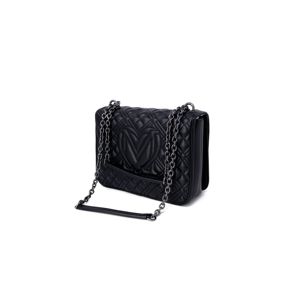 Love Moschino Bicolor Polyethylene Handbag