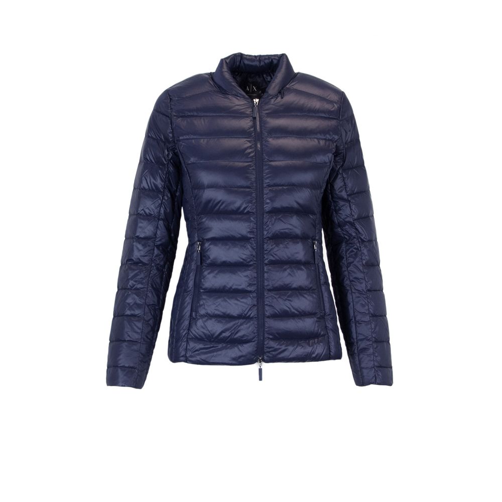 Armani Exchange Blue Polyester Jacket