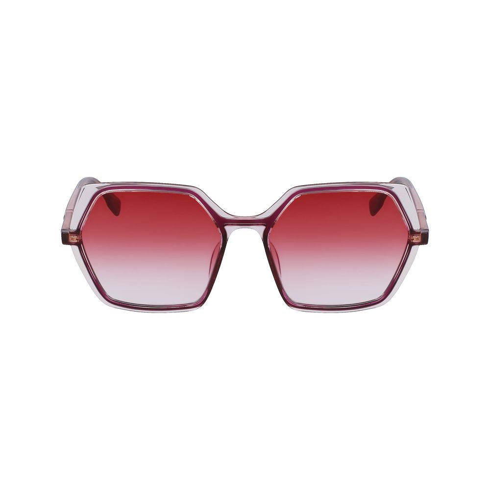 Karl Lagerfeld Red Injected Sunglasses