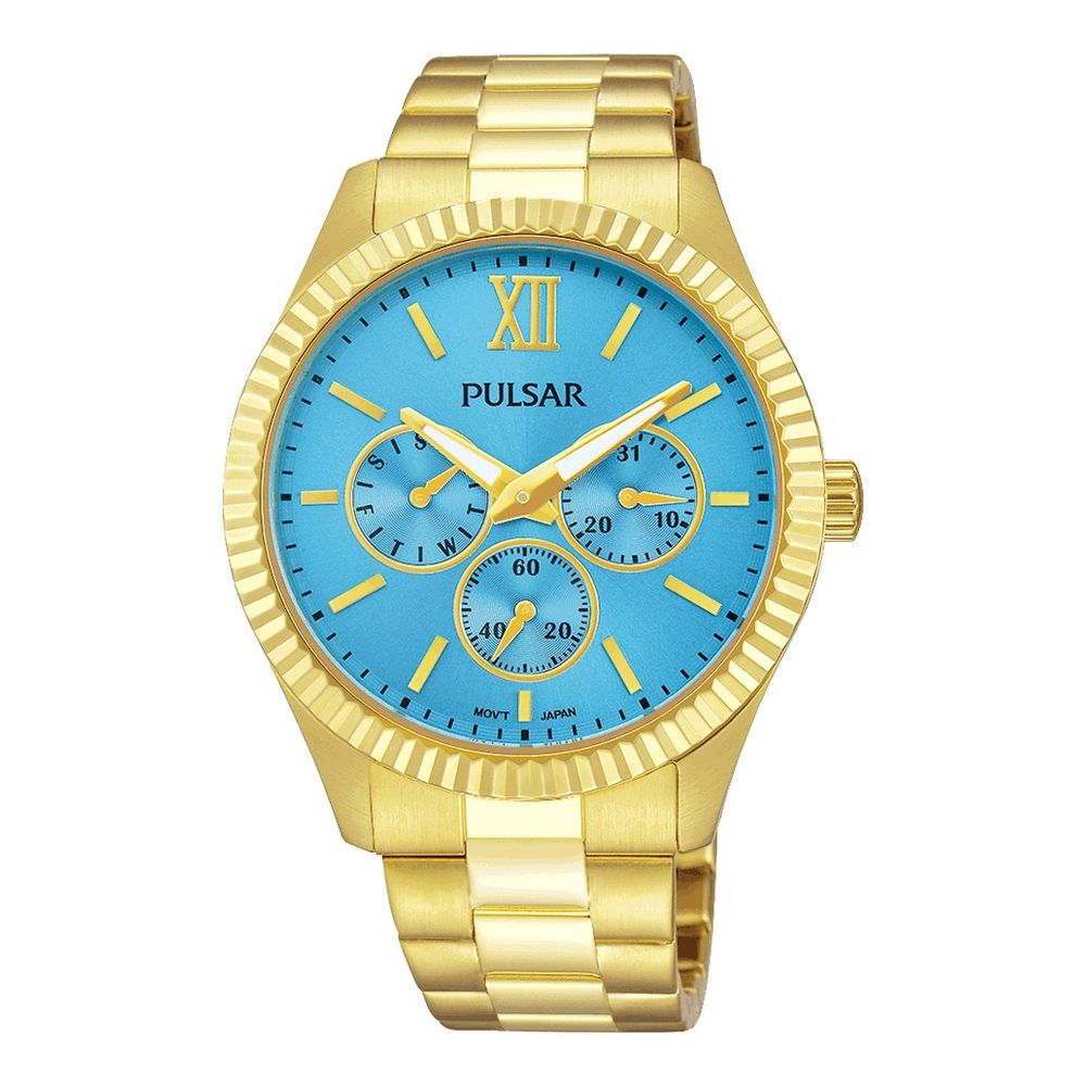 Pulsar Gold Steel Watch