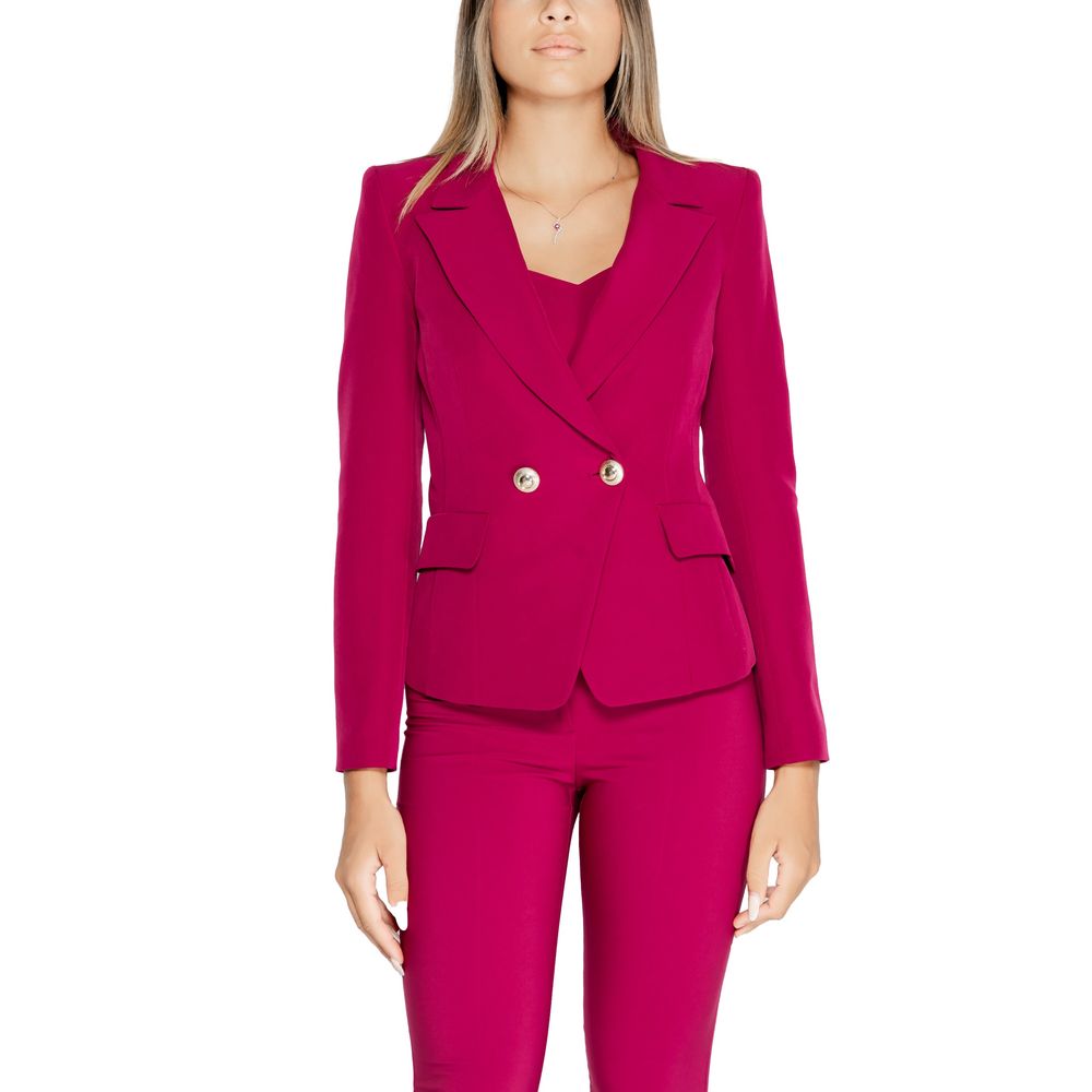 Rinascimento Bordeaux Polyester Suits & Blazer