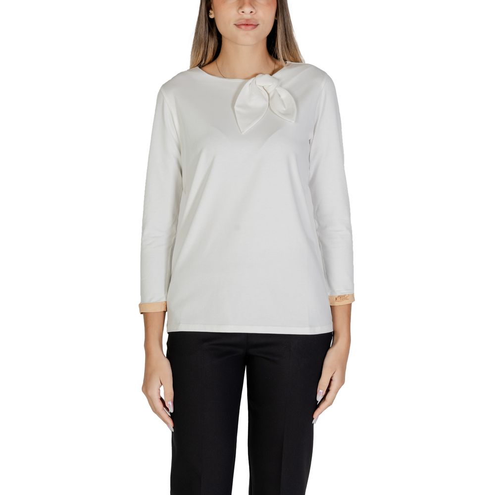 Alviero Martini Prima Classe White Cotton Tops & T-Shirt