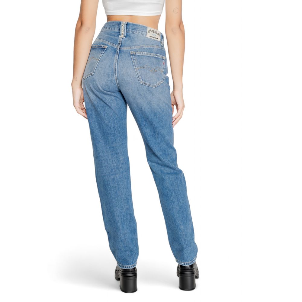 Replay Blue Cotton Jeans & Pant