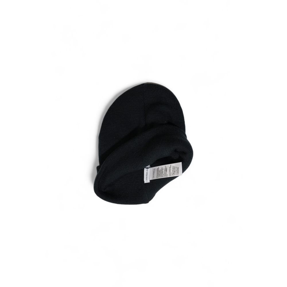 Calvin Klein Jeans Black Recycled Polyester Hat