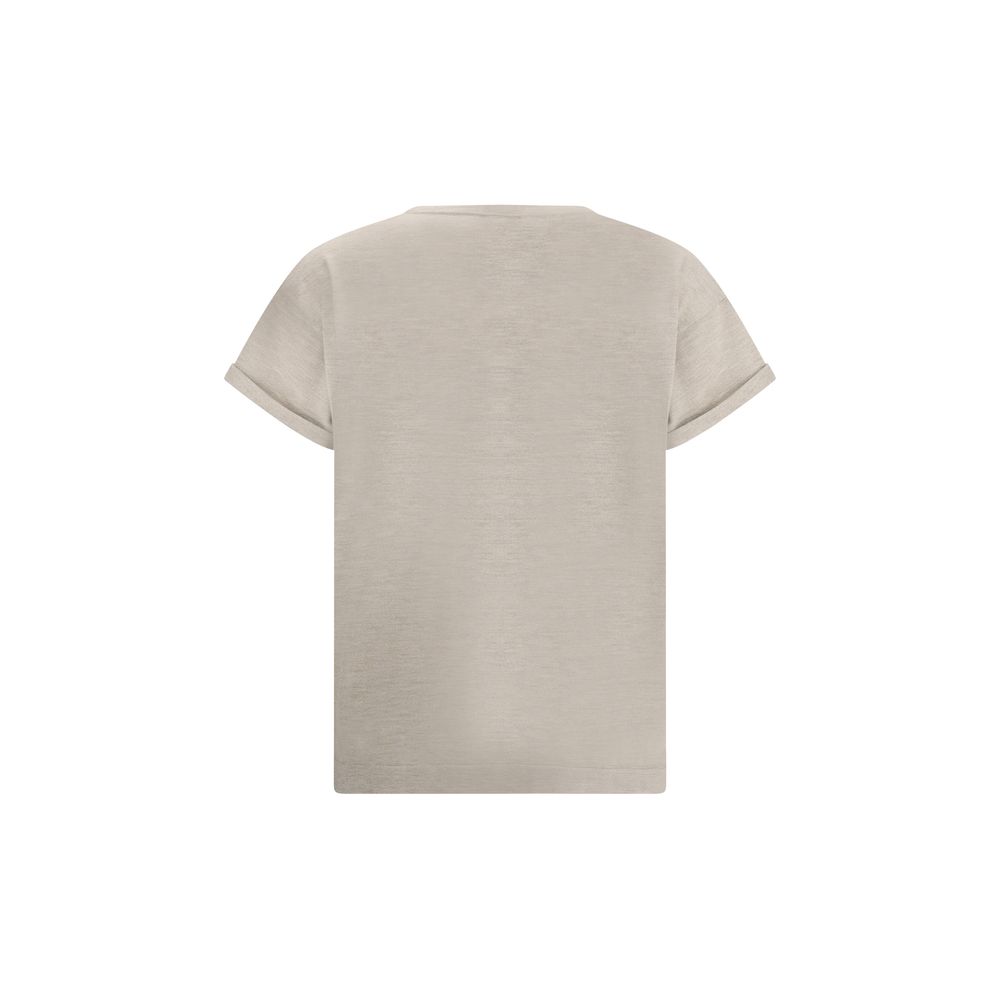 Brunello Cucinelli Cashmere Glitter T-shirt