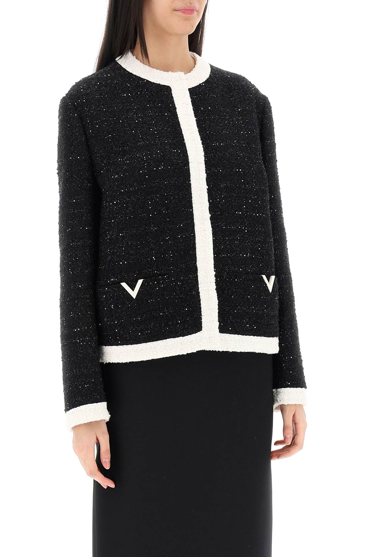 Valentino Garavani glaze tweed jacket