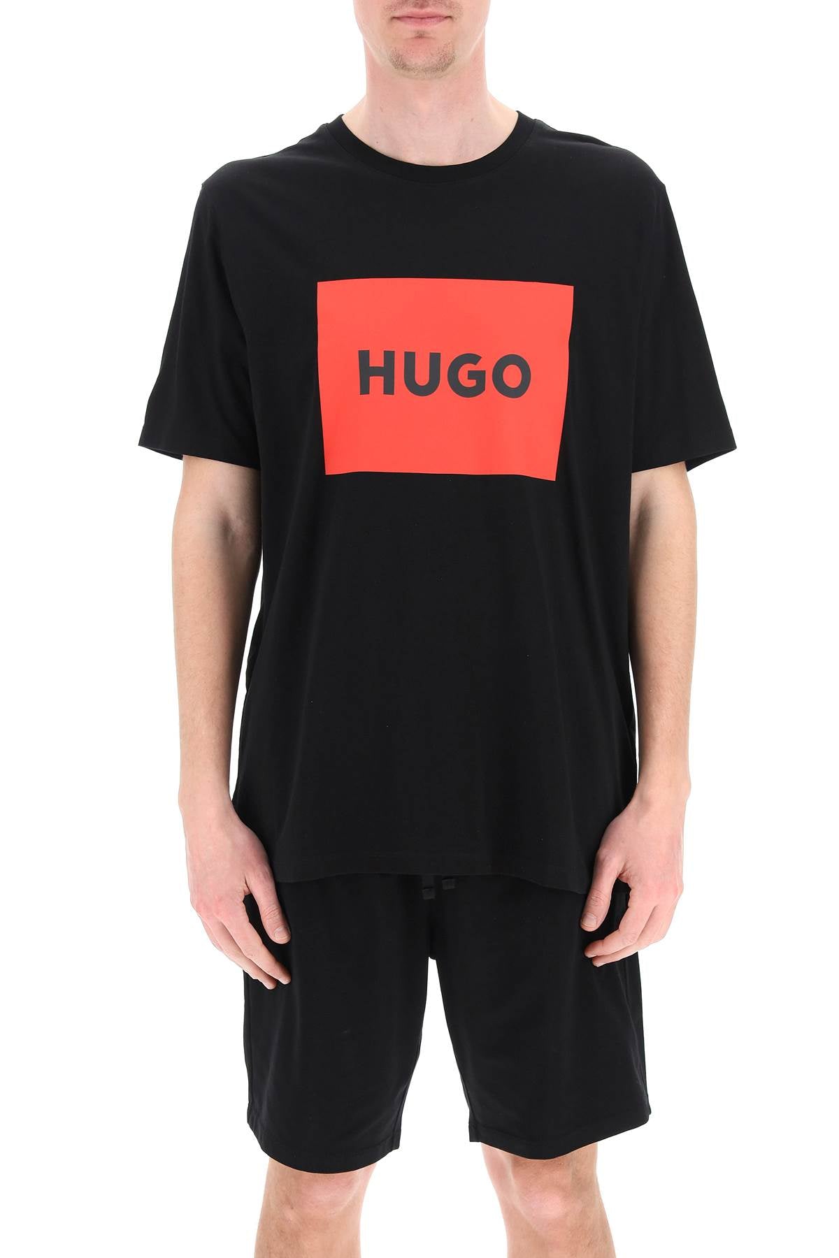 Hugo dulive t-shirt with logo box