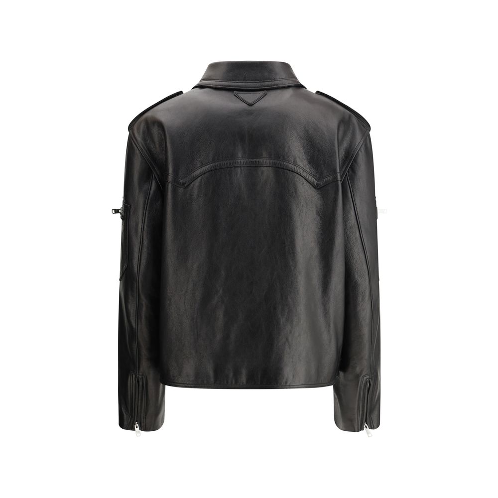 Prada Biker Leather Jacket