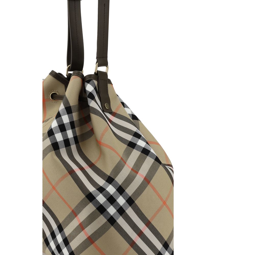 Burberry Archivio Check Bucket Bag