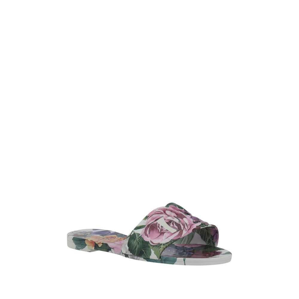 Dolce & Gabbana Sandals with Flowers