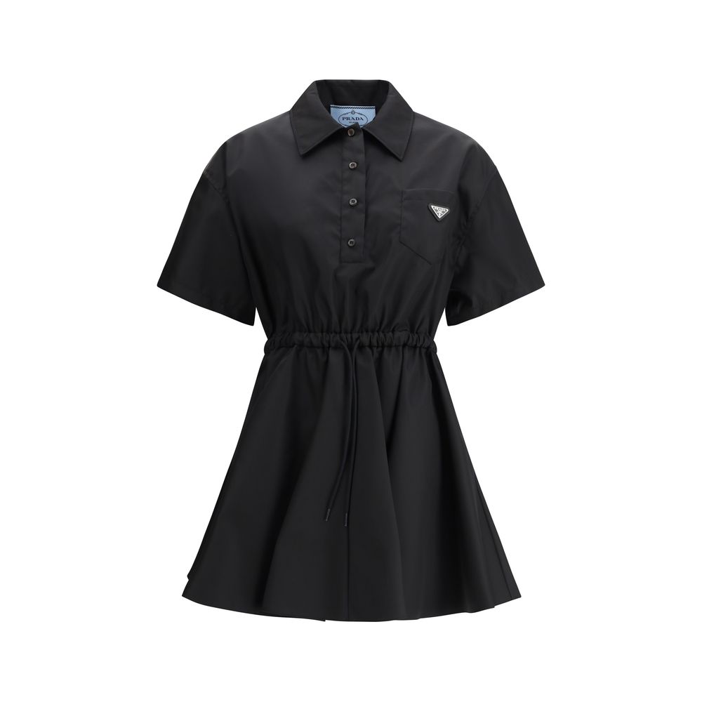 Prada Nylon Chemisier Dress