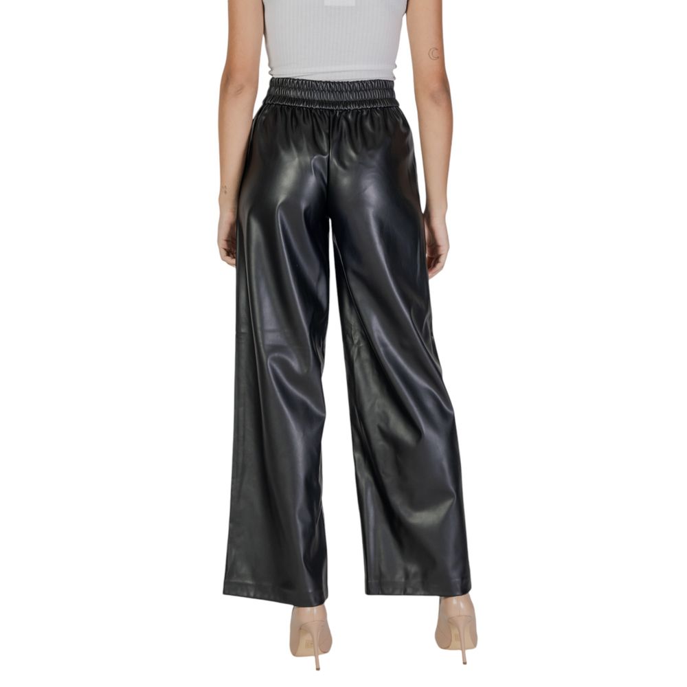 Only Black Polyester Pants