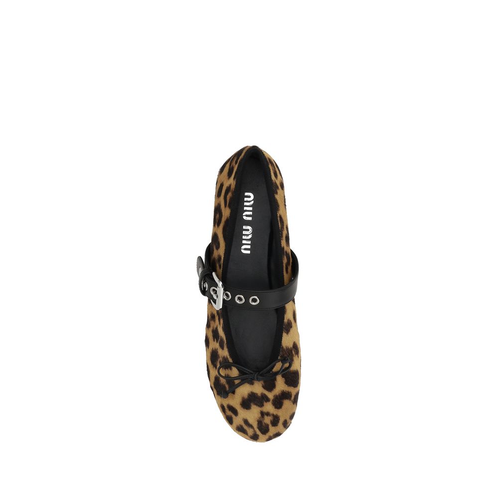 Miu Miu Animal print Ballerinas