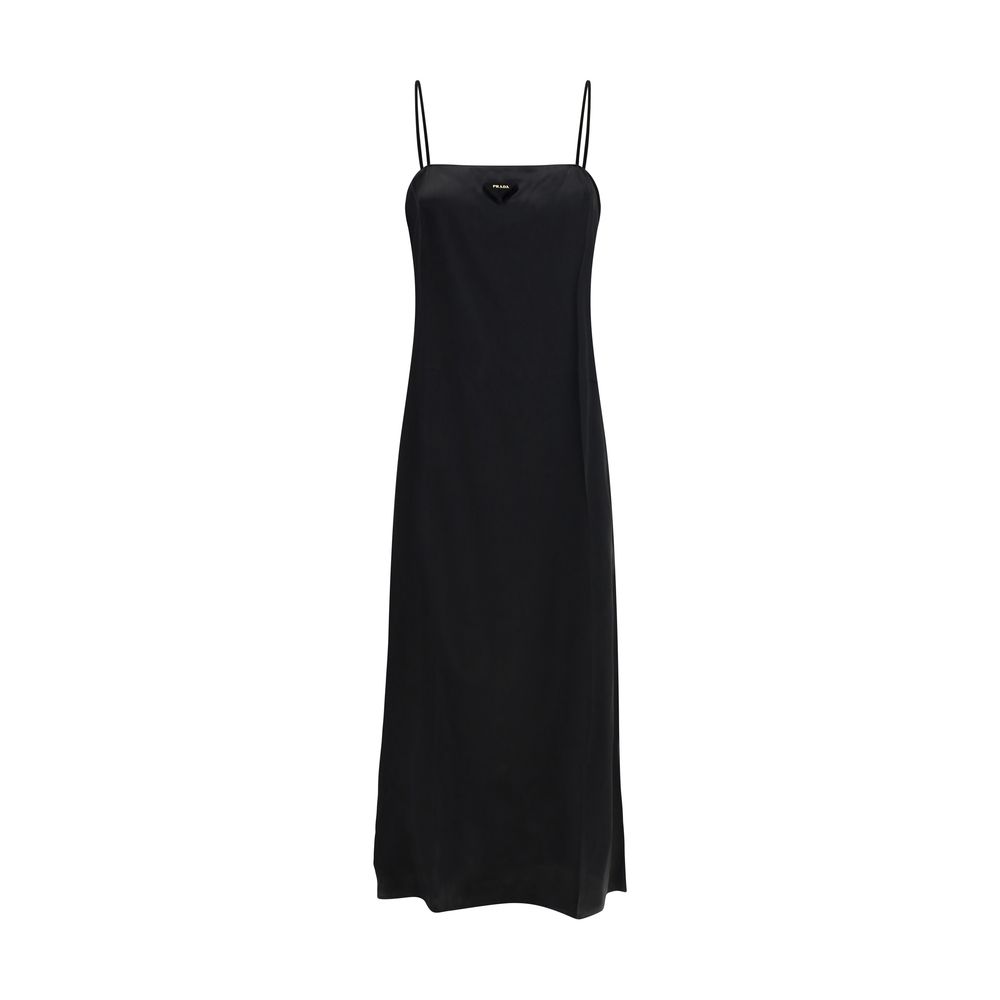 Prada Long Silk Slip Dress