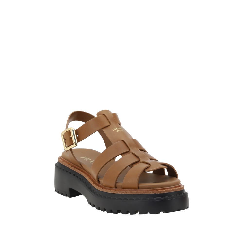 Prada Sandals with a Tread Sole