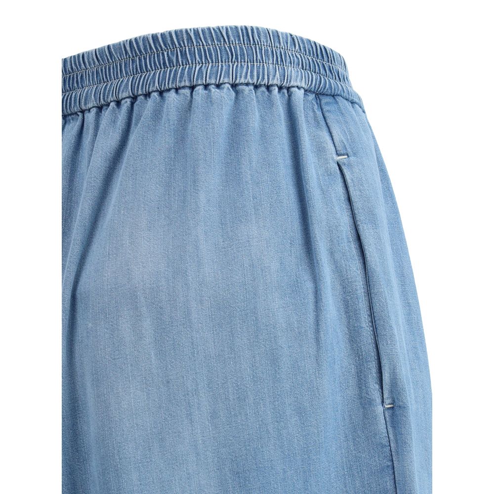 Fabiana Filippi Denim Wide Leg Pants