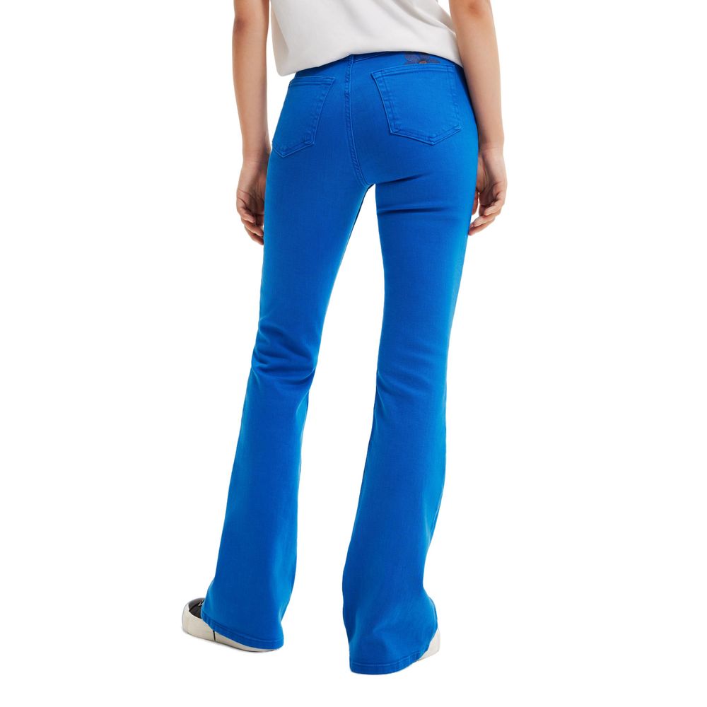 Desigual Blue Cotton Jeans & Pant