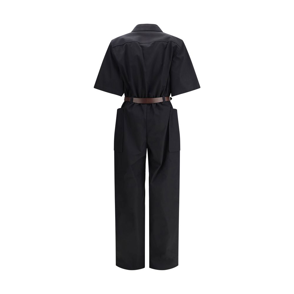 Saint Laurent Short-Sleeved Jumpsuit