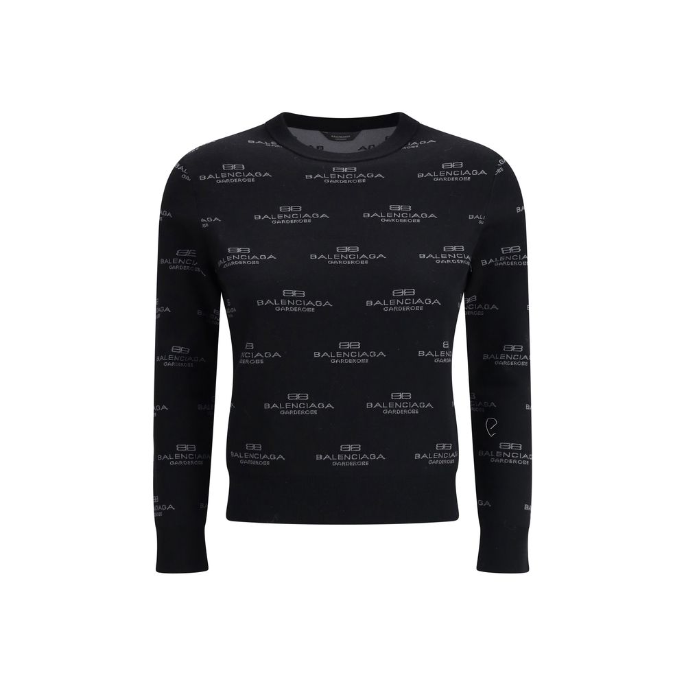 Balenciaga All-over Logo Sweater