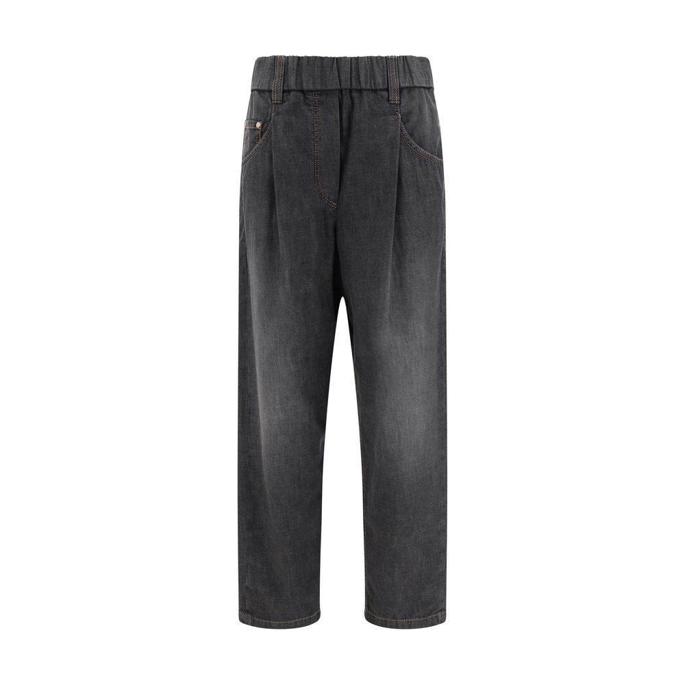 Brunello Cucinelli Elasticized Waistband Jeans